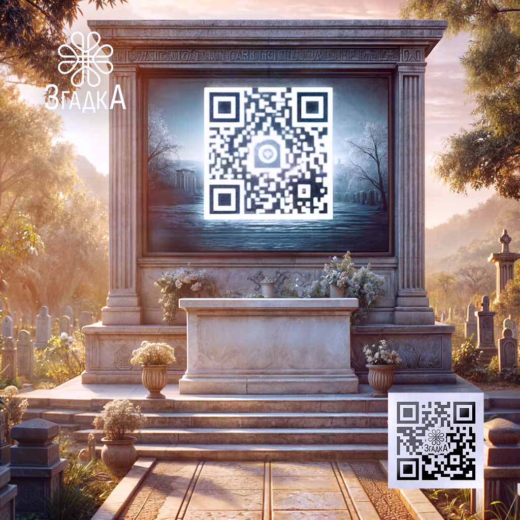 QR-код для відеоспогаду з «Згадка» — сучасний спосіб зберегти важливі моменти через зворушливе відео.
