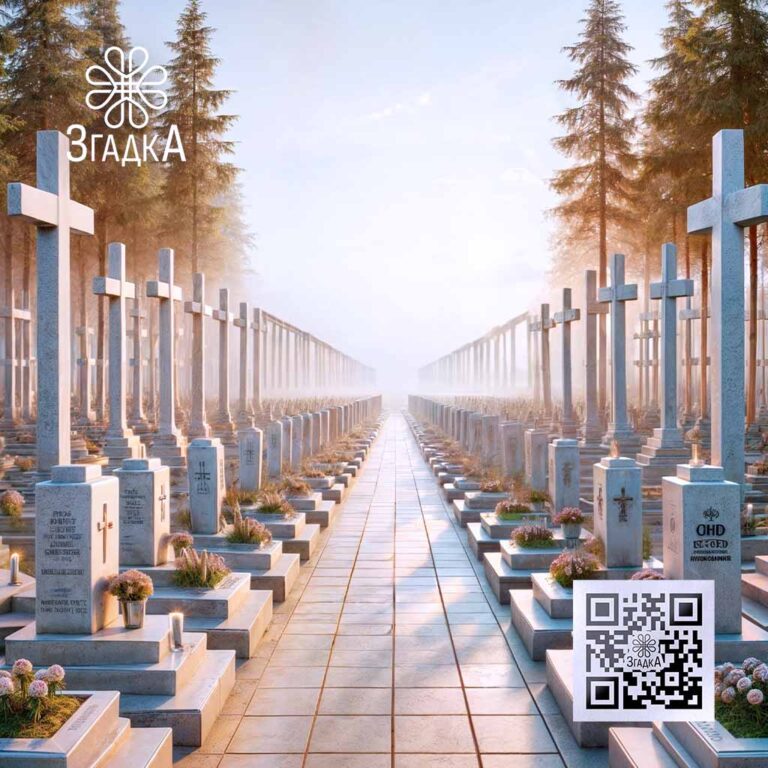 QR-код на кладовищі з «Згадка» — увіковічте пам'ять про близьких через цифрові технології.