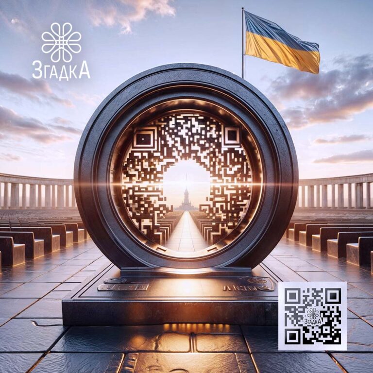 QR-код з доступом до відео для увіковічнення пам'яті.