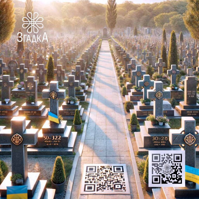QR-коди на надгробках з «Згадка» — сучасний спосіб увіковічнити пам'ять про близьких через зворушливе відео.