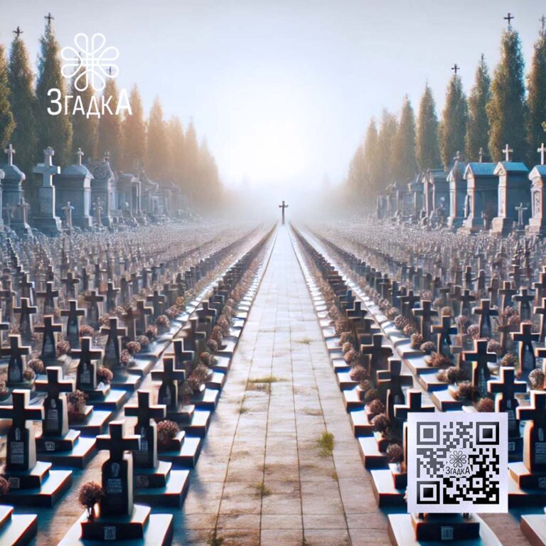Відео з QR-кодом для меморіалу від «Згадка» — збережіть пам'ять про близьких у сучасному форматі.