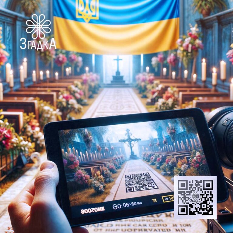 Процес створення відео на пам'ять з «Згадка» для збереження емоційних спогадів у цифровому форматі.