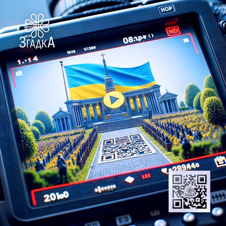 Відео з QR-кодом для збереження пам'яті та створення емоційних спогадів.