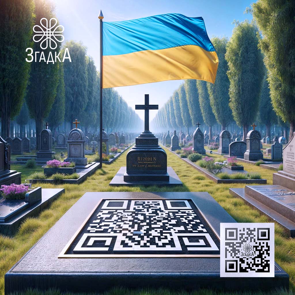 QR-код на пам'ятнику: сучасний спосіб збереження пам'яті через цифрові технології.