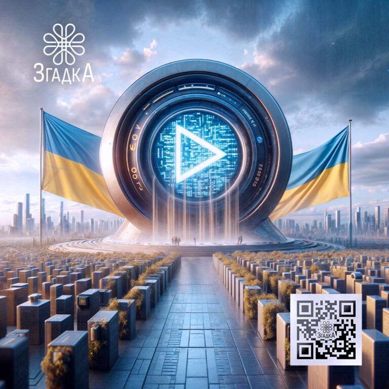 Відео з QR-кодом на пам'ятнику на кладовищі — сучасний спосіб збереження спогадів.