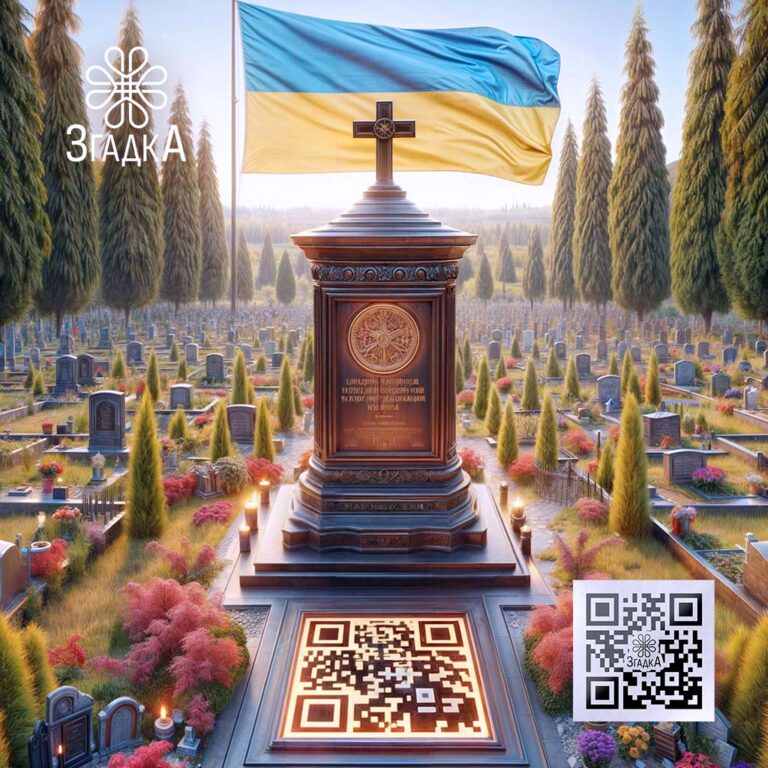 QR код табличка для меморіалу – сучасний спосіб збереження пам'яті.