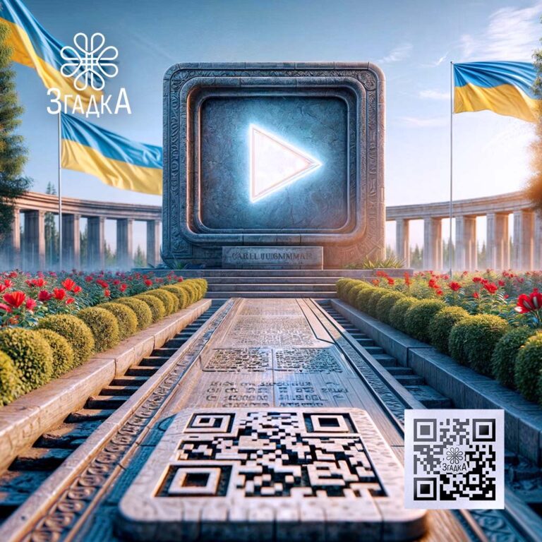 Відео з QR-кодом на пам'ятнику — сучасний спосіб збереження пам'яті про близьких.
