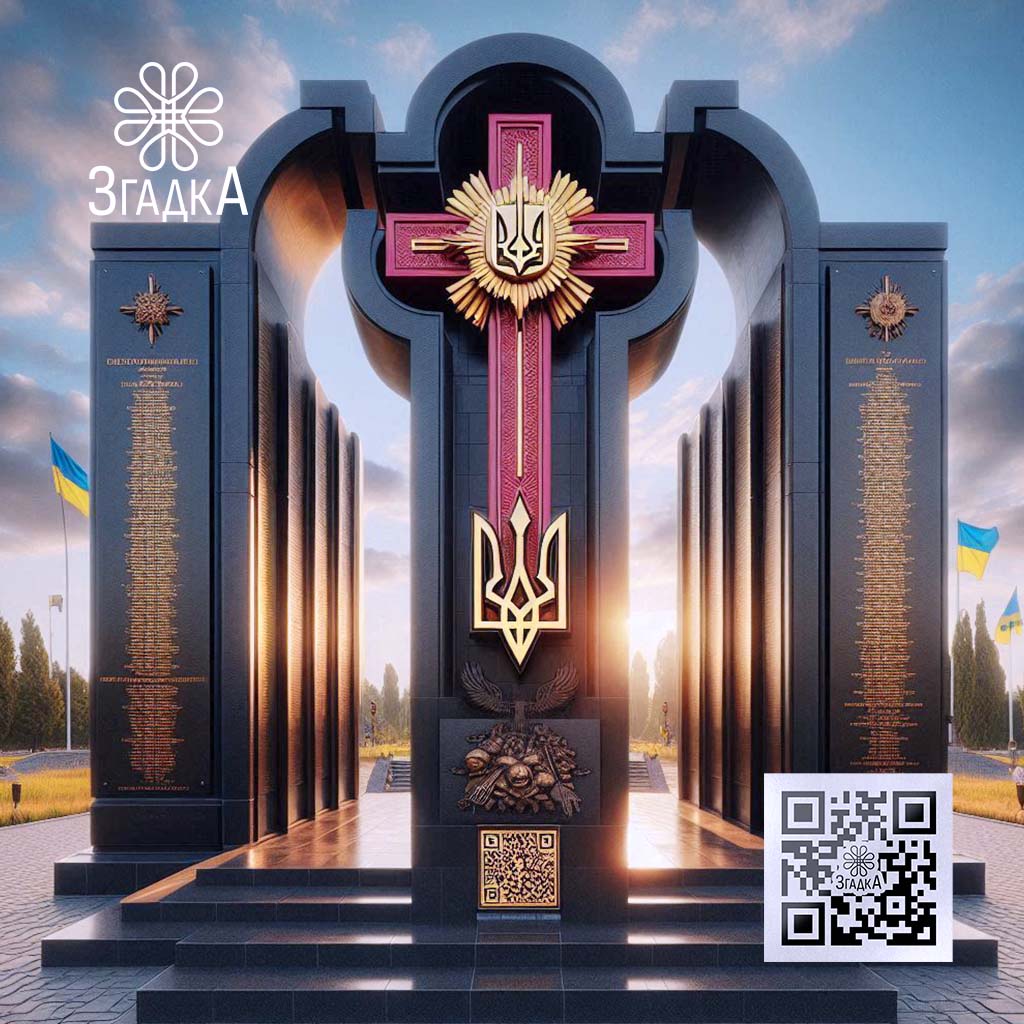 Цифровий меморіал для загиблих воїнів із доступом через QR-код.