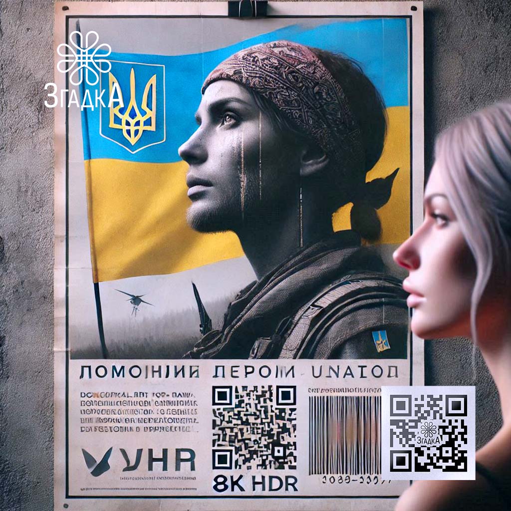 Меморіальні банери під замовлення з QR-кодом для вшанування пам’яті героїв.