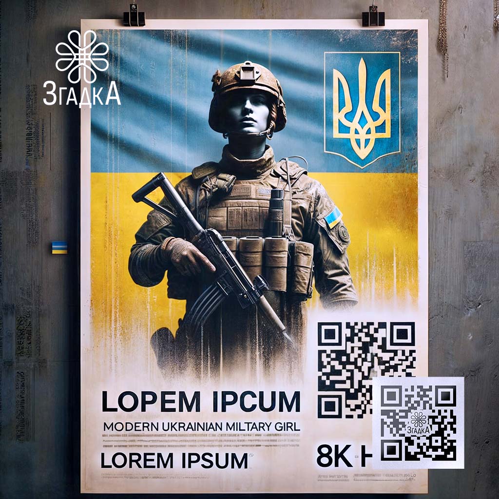 Меморіальні постери загиблим воїнам із QR-кодами: сучасний спосіб збереження пам’яті про героїв.