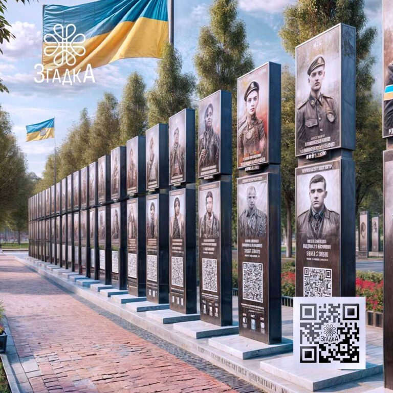 Меморіальні стенди загиблим військовим — гідна шана героям України.