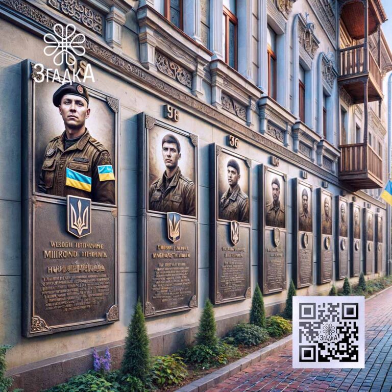 Меморіальні таблички для громад — довговічні та стильні рішення від компанії ЗГАДКА.