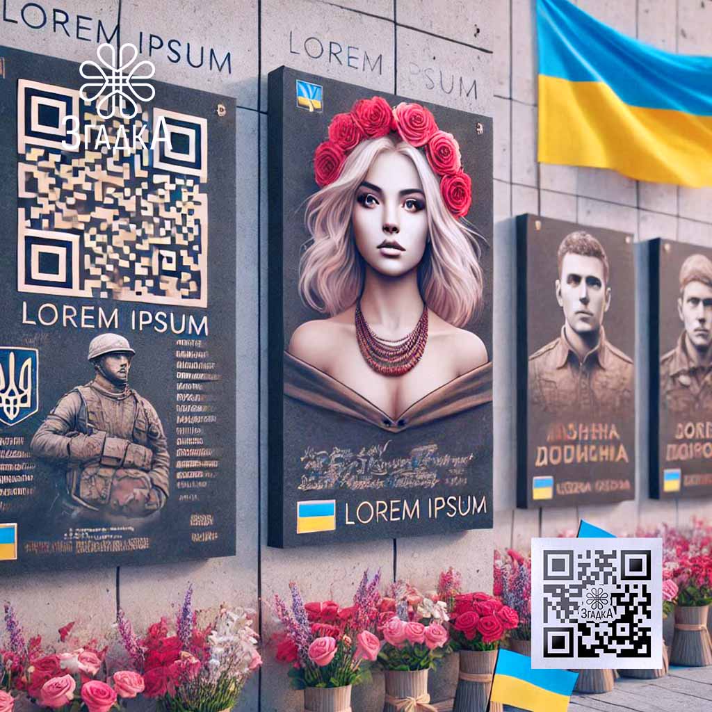 Меморіальні таблички на замовлення від компанії ЗГАДКА — якісне рішення для увічнення пам’яті.