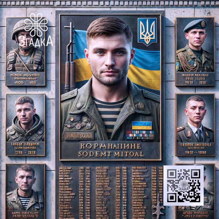 Меморіальні таблички загиблим військовим від компанії ЗГАДКА — якісний спосіб увічнити пам’ять героїв.