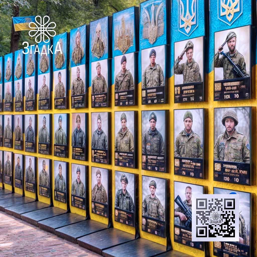 Скільки коштують меморіальні стенди від ЗГАДКА — збереження пам’яті у сучасному форматі.