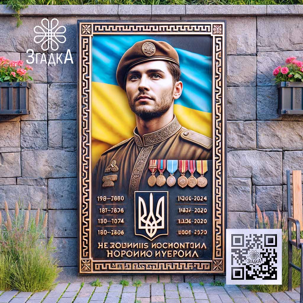 Скільки коштують меморіальні таблички від ЗГАДКИ — сучасний та довговічний спосіб увічнення пам’яті.