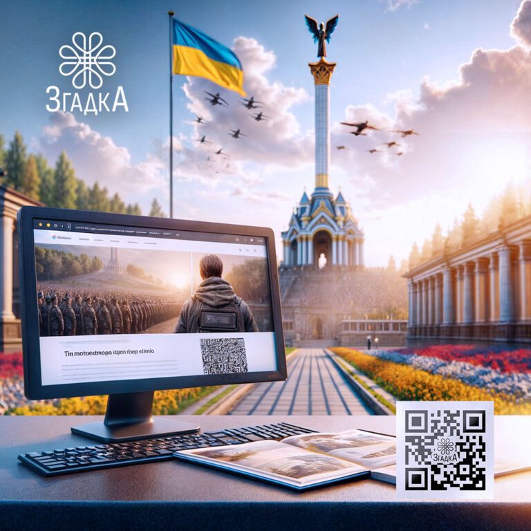 Інтерактивна сторінка пам'яті для пам’яті з доступом через QR-код.