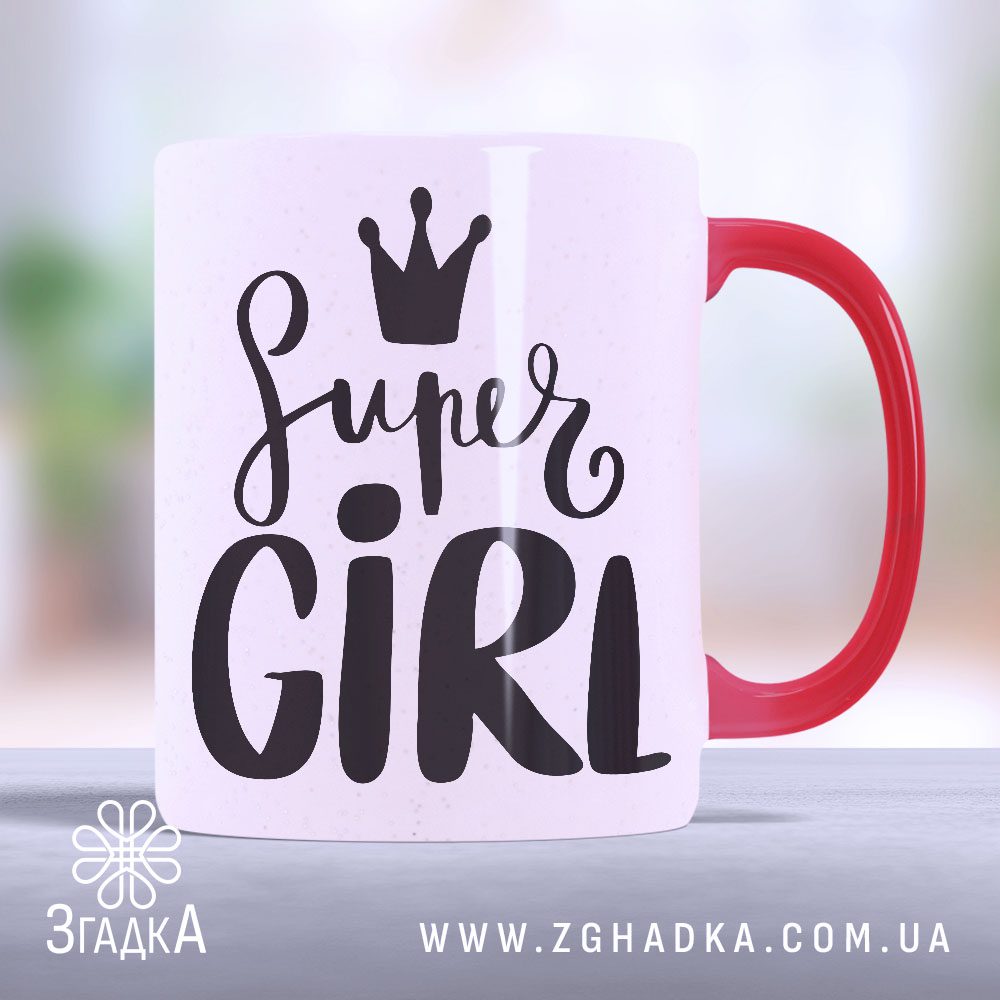 Чашка-хамелеон "Super Girl" з короною (Chashka_hameleon_Super_Girl)