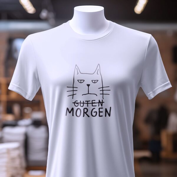 Футболка "Guten Morgen Cat" для подарунка