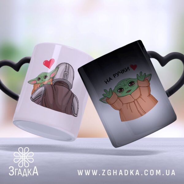 Чашки-хамелеони з Baby Yoda і Mandalorian