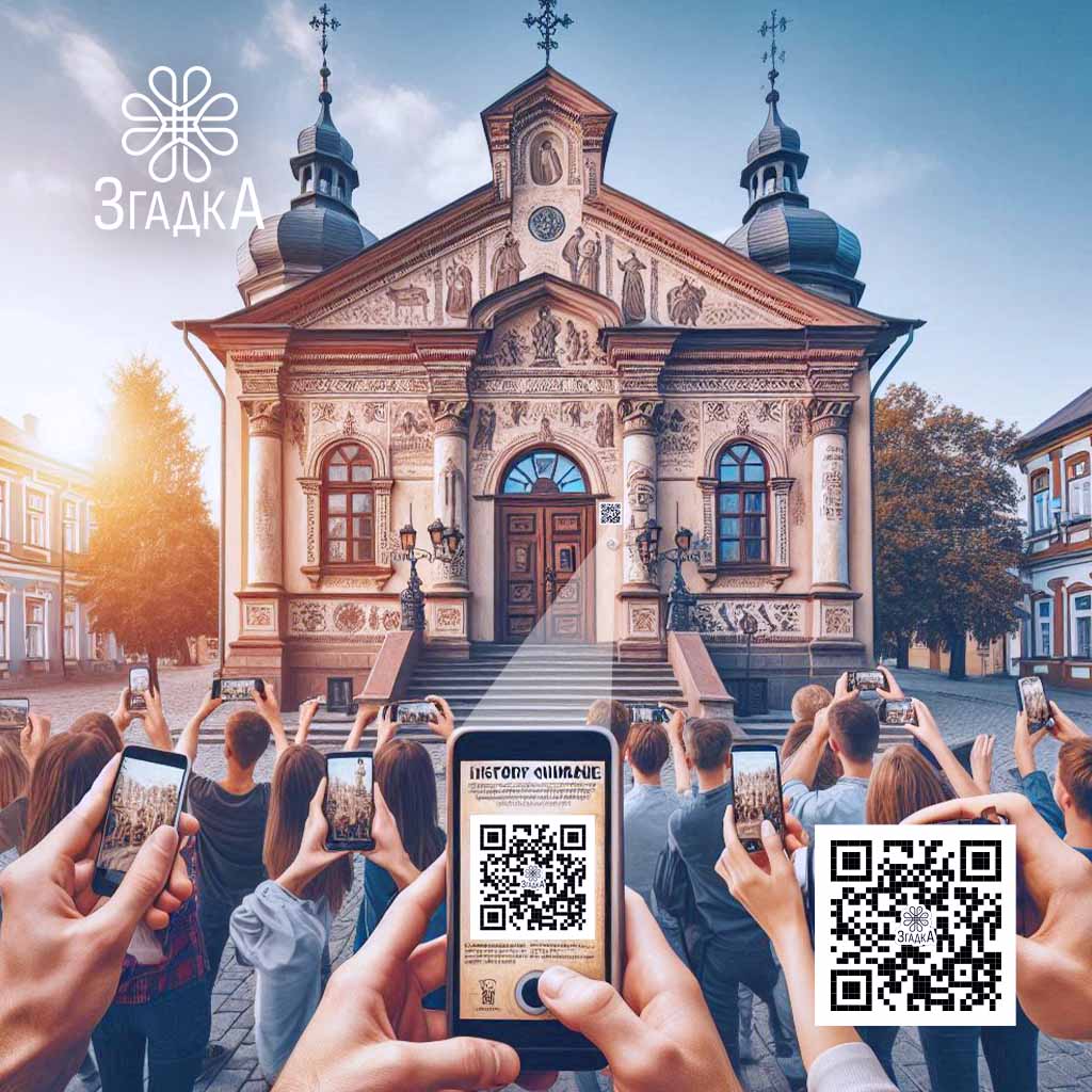 Персоналізована сторінка історії з унікальним дизайном і QR-кодом для збереження важливих моментів та спогадів.