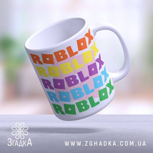 Керамічна чашка з логотипом Roblox (Keramichna_chashka_z_lohotypom_Roblox)