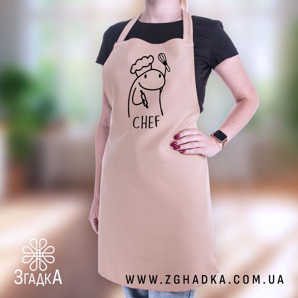 Фартух для кулінара з написом Chef