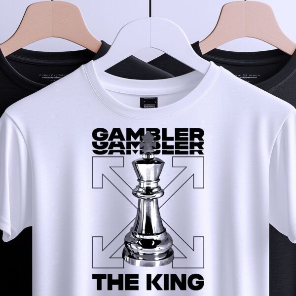 Футболка Gambler The King для стратегів.