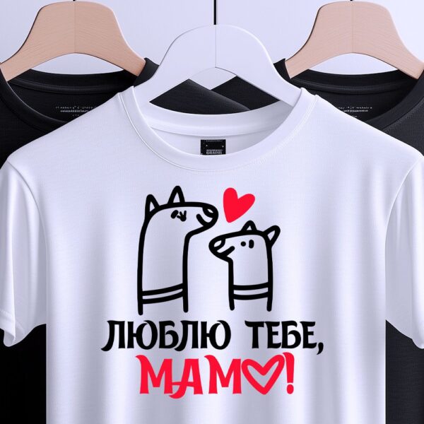 Футболка Люблю Тебе Мамо – милий подарунок для мами.
