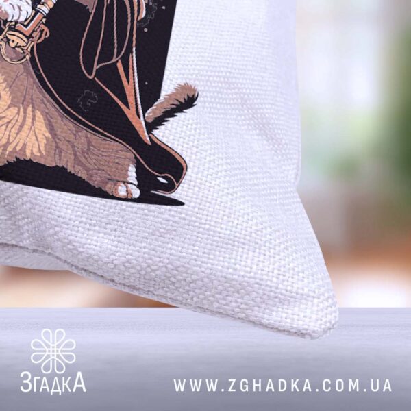 Подушка "Кіт-воїн галактики" — ідеальний вибір для шанувальників фантастики