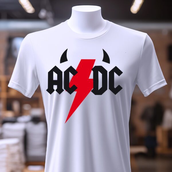 Футболка AC DC Horned Bolt, поєднання з рок-стилем у повсякденному житті
