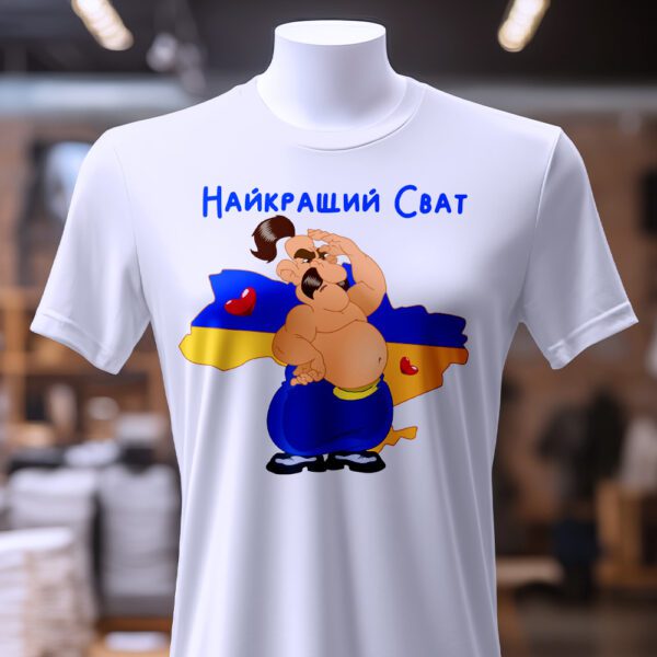 Українська футболка для подарунка свату
