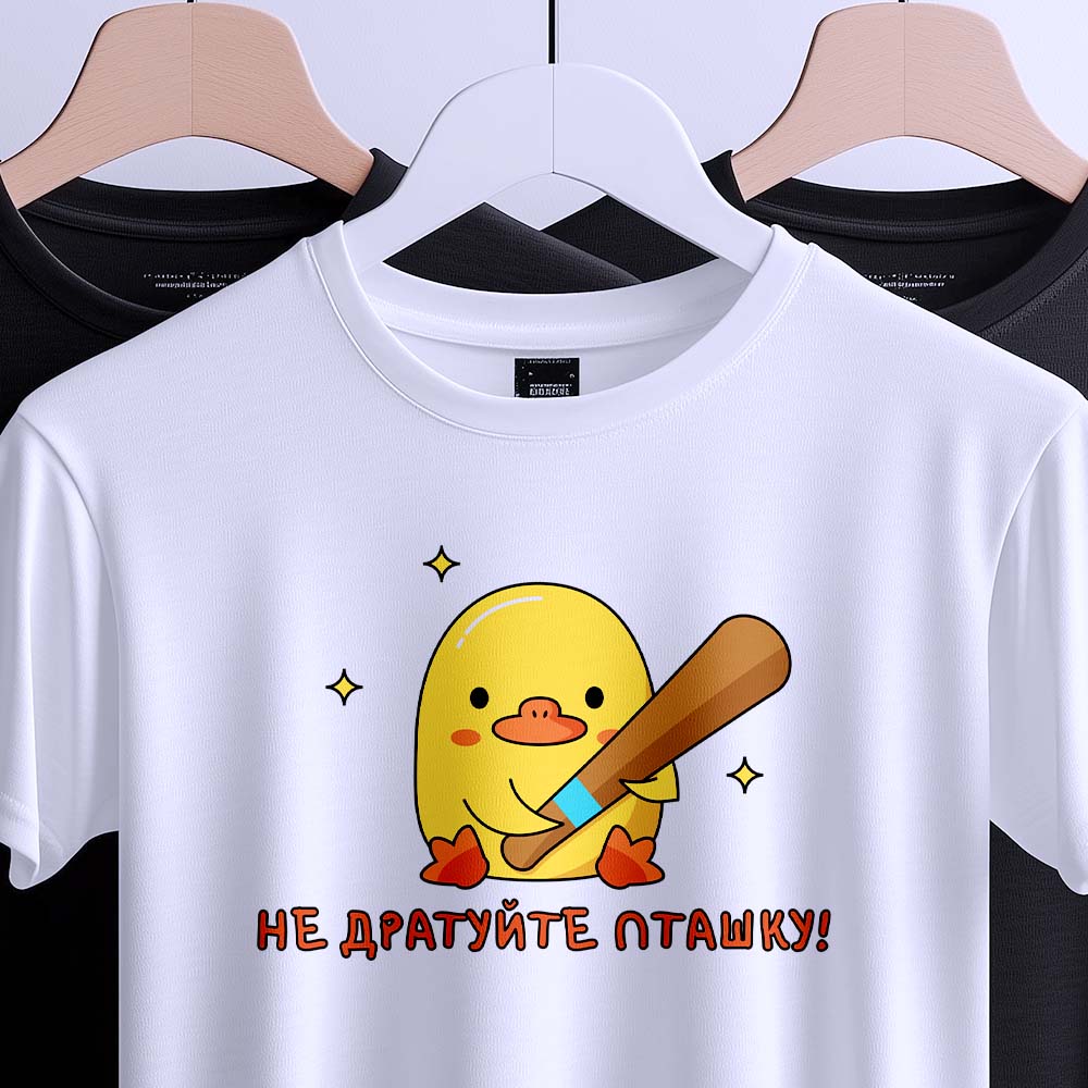 Футболка не дратуйте пташку з оригінальним принтом.