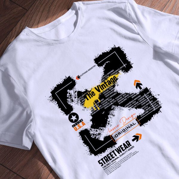 Футболка Street Vintage Style, двошарова тканина у розрізі