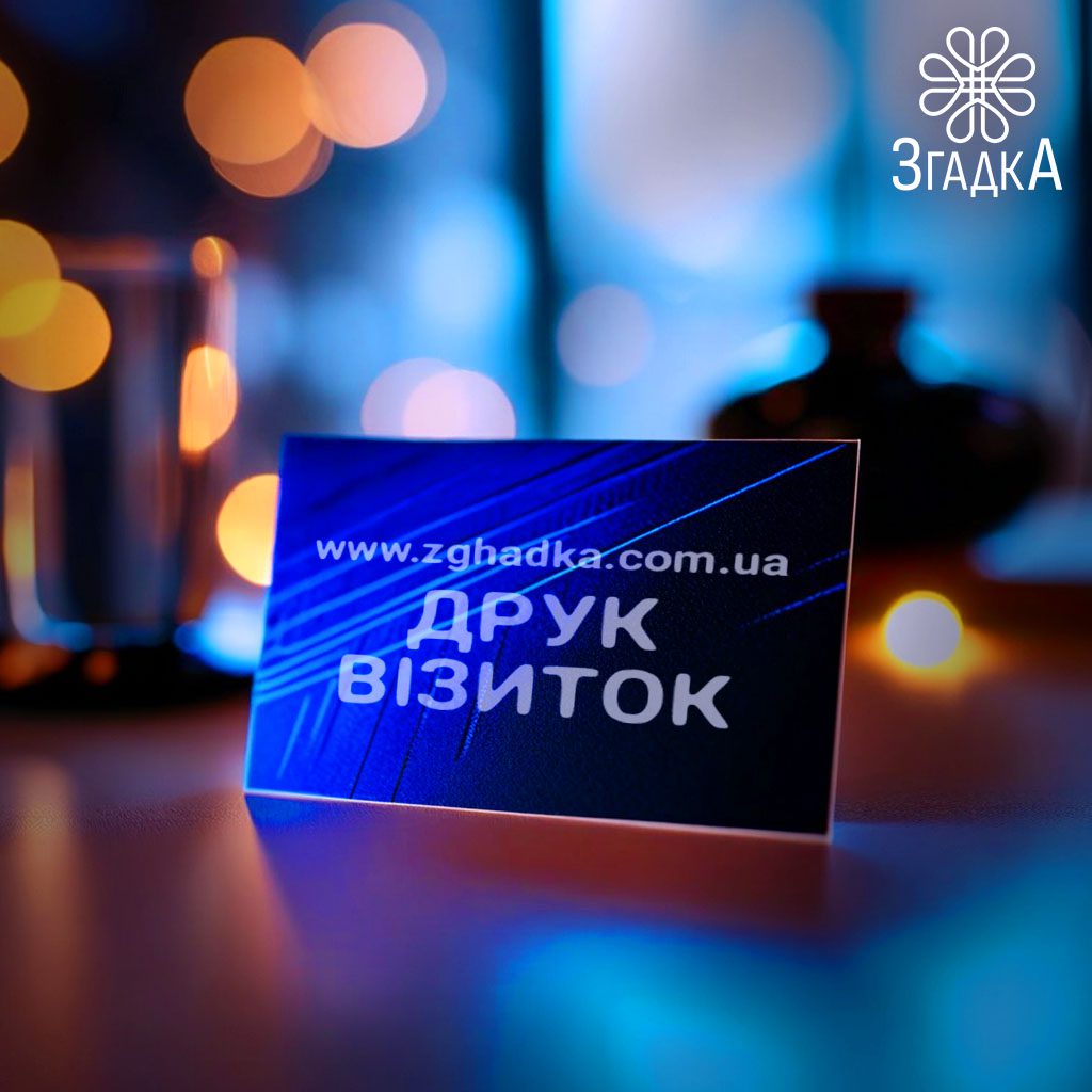 Професійний друк візиток у Бердичеві – швидке виготовлення якісної продукції для бізнесу.
