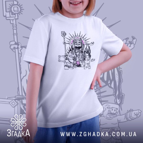 Футболка дитяча Minecraft пігліни - якісна двошарова тканина