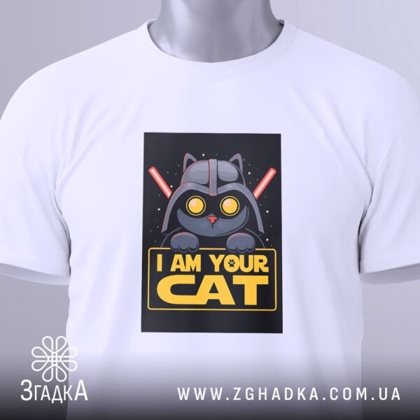 Футболка Кіт Вейдер Володар - напис "I AM YOUR CAT".