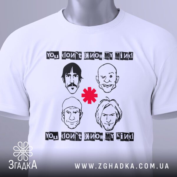 Футболка Red Hot Chili - червона зірочка Red Hot Chili Peppers.