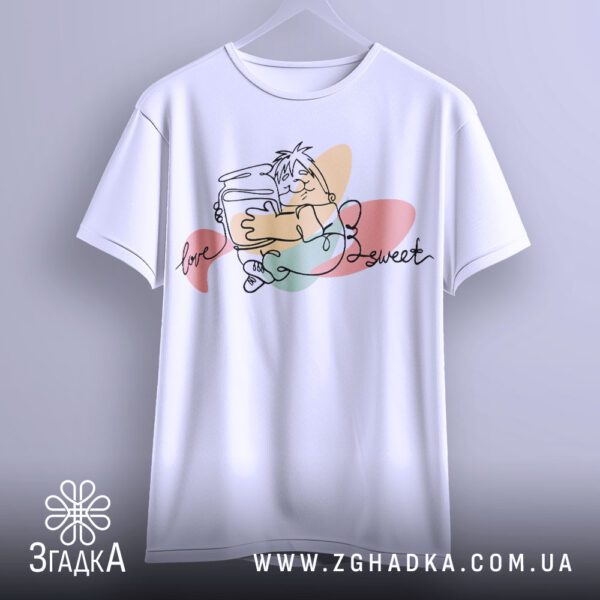 Футболка Солодка Моя Любов - напис "love".