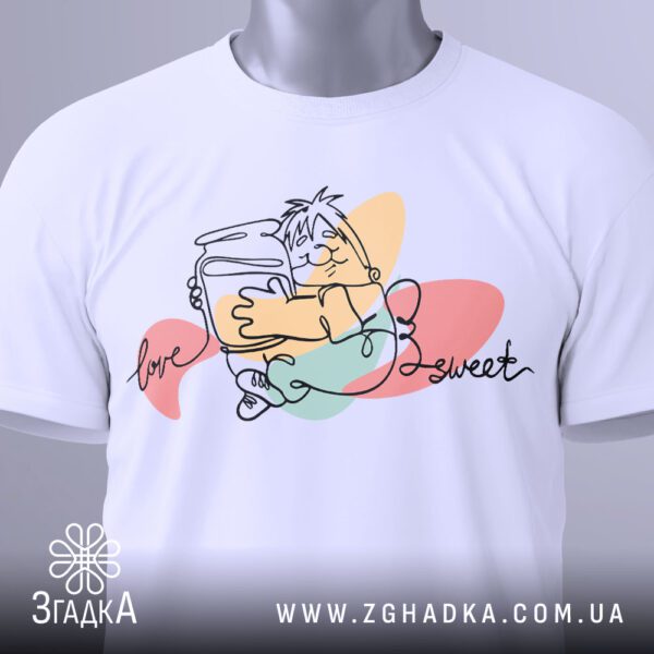 Футболка Солодка Моя Любов - напис "sweet".