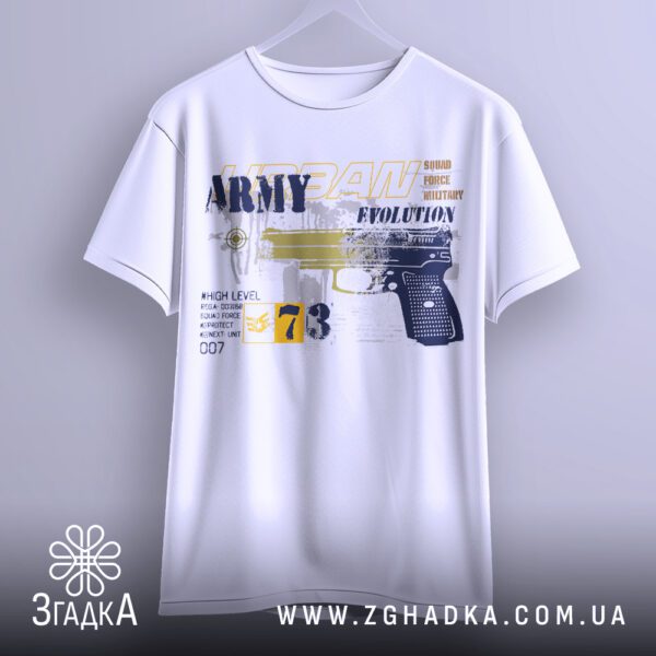 Футболка Urban Army Evolution - написи "URBAN", "SQUAD FORCE MILITARY", "EVOLUTION".