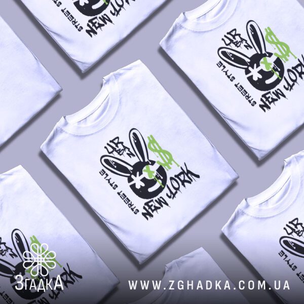 Футболка Urban New York - вертикальний напис "STREET STYLE".