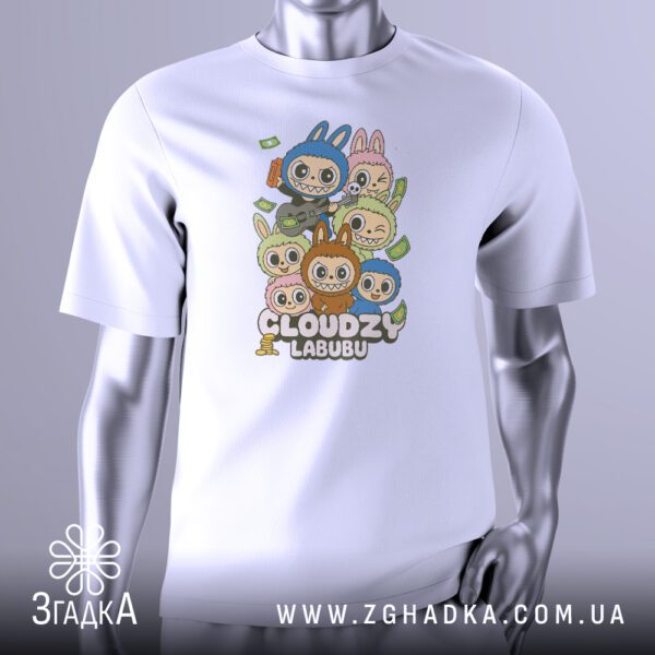Футболка Cloudzy Labubu з героями