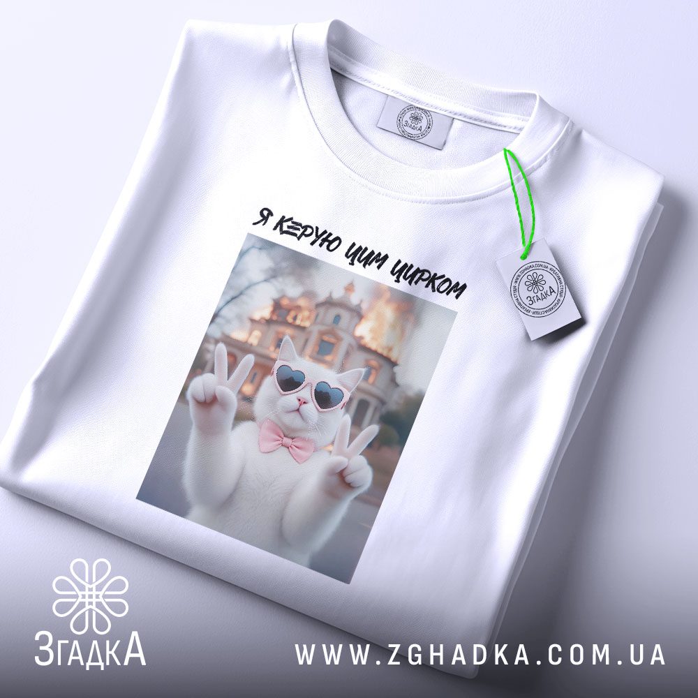 Футболка з серцями-окулярами