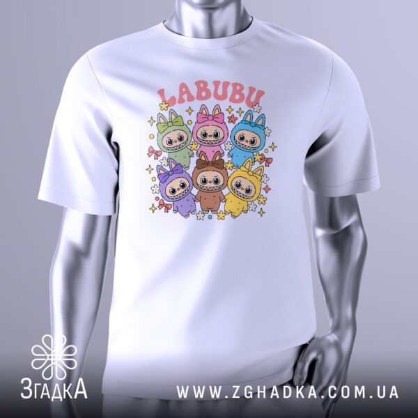 Футболка з принтом Labubu