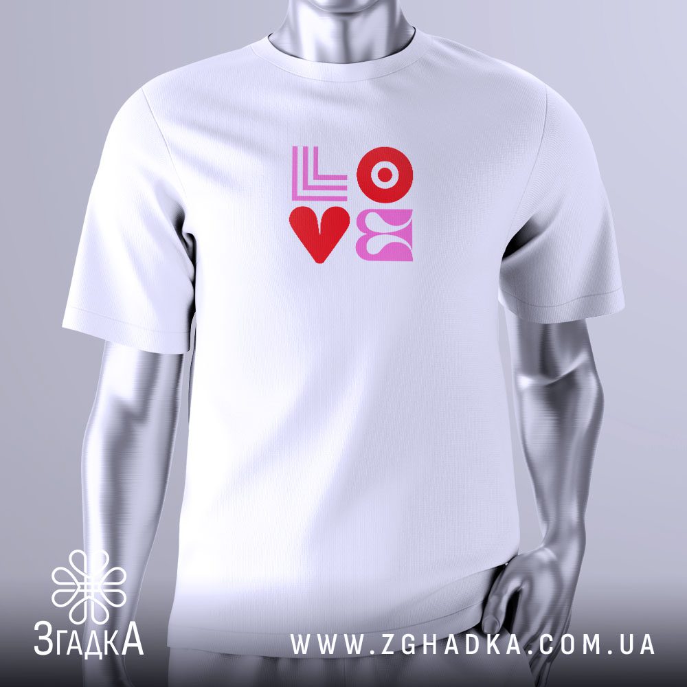 Футболка LOVE Арт Абстракція