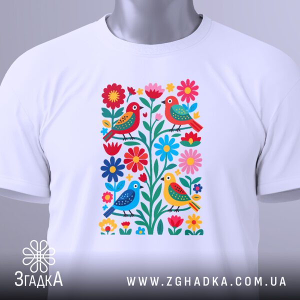 Український етнодизайн на футболці