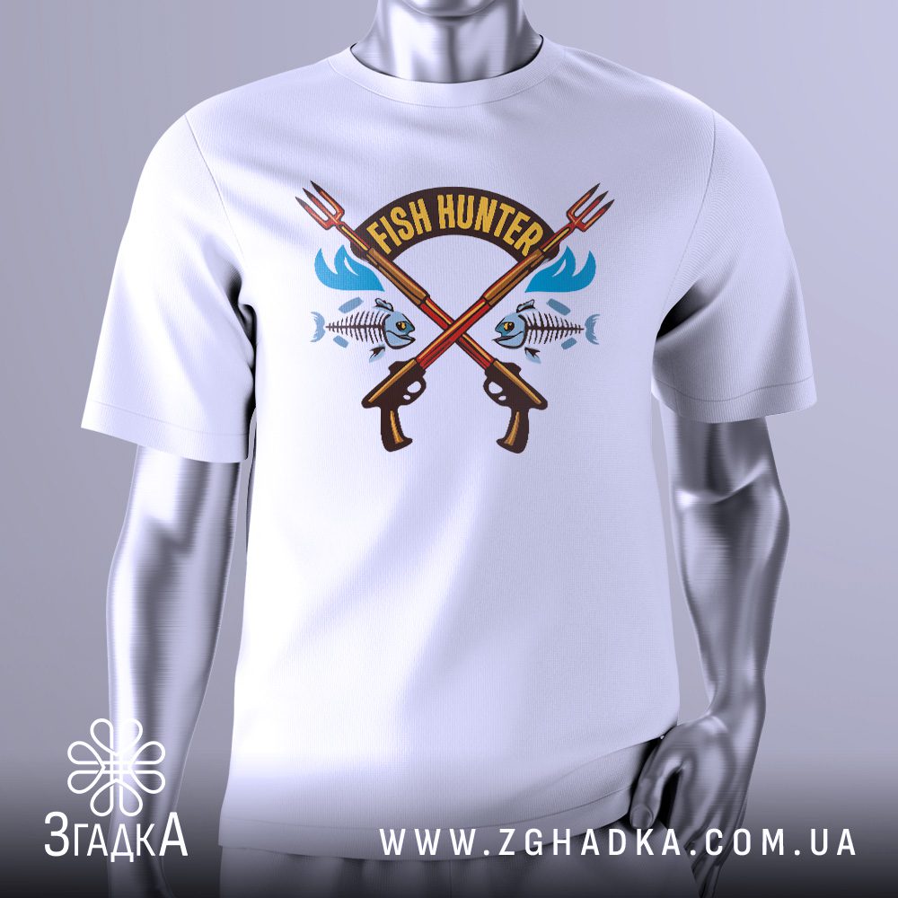 Футболка Fish Hunter на манекені