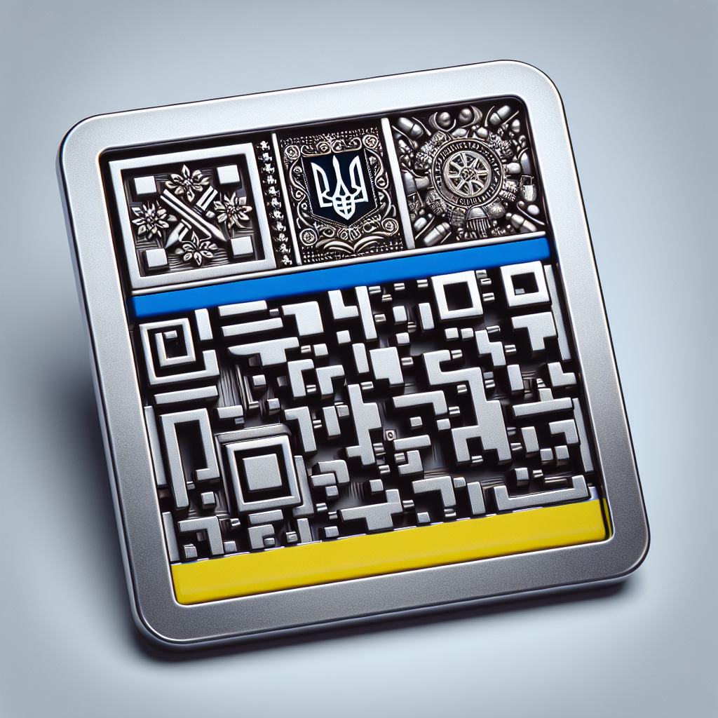 Металевий QR-код від "Згадка" — надійність та естетика в одному.