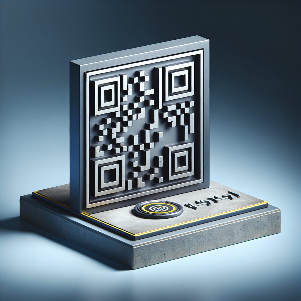 QR код гравіювання на металі: демонструє технологію майбутнього з чіткістю зображення та надійністю.